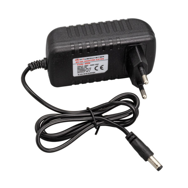 PM-4531 12 VOLT - 2 AMPER 5.5*2.5 MM UÇLU PLASTİK KASA PRİZ TİPİ ADAPTÖR - Görsel 3