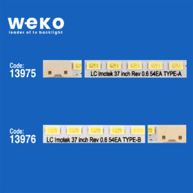 5005 13975X2 13976X2 LG INNOTEK 37 INCH REV 0.6 54EA 4 ADET LED BAR (54LED)