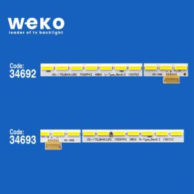 5035 34692X1 34693X1 17ELB49ULR2 7020PKG 68EA 2 ADET LED BAR (68LED)