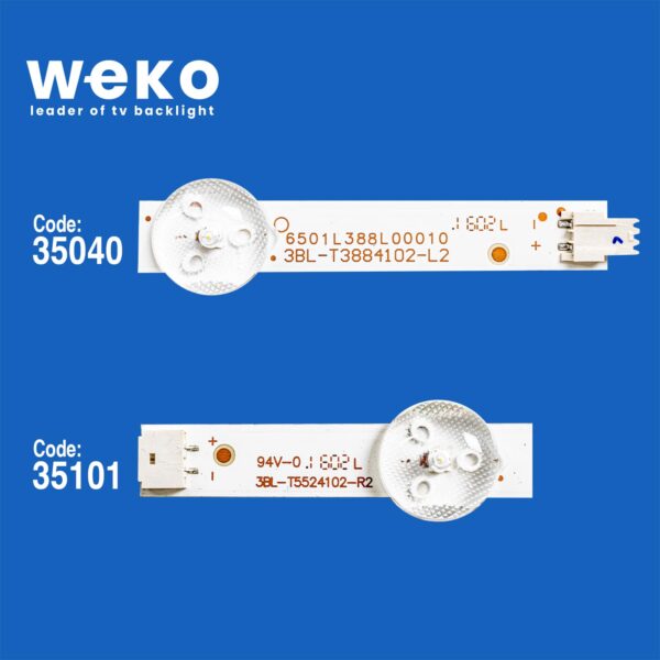 5108 35040X5 35101X5 3BL-T3884102/3BL-T5524102 10 ADET LED BAR - Görsel 2