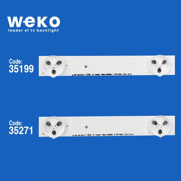 5144 35199X5 35271X5 LG INNOTEK 46INCH NDSOEM 10 ADET LED BAR - Görsel 2