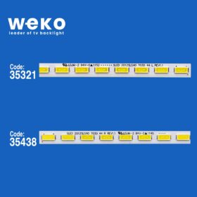5259 35321X1 35438X1 SLED 2012SLS40 7030 2 ADET LED BAR (44LED)