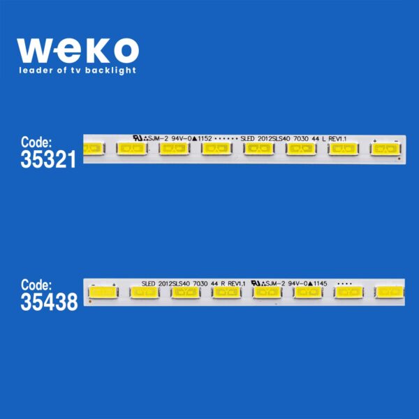 5259 35321X1 35438X1 SLED 2012SLS40 7030 2 ADET LED BAR (44LED) - Görsel 2