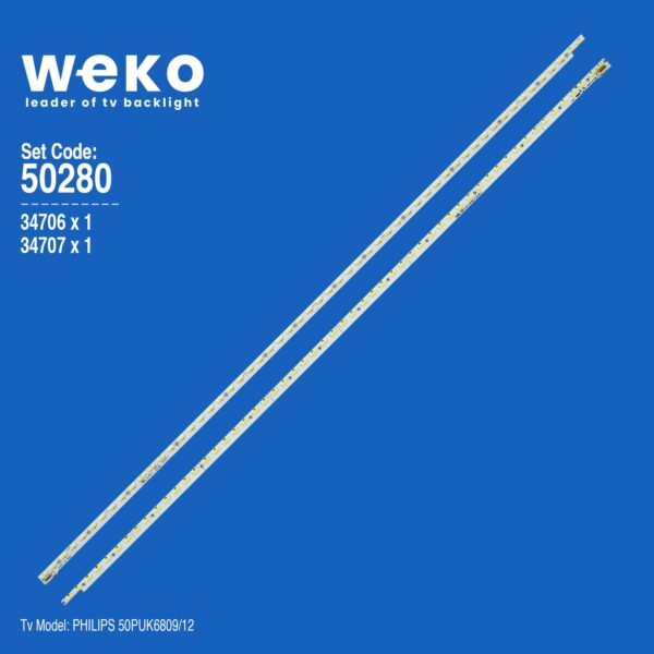 5280 34706X1 34707X1 V500D2-LS1 2 ADET LED BAR (56LED)