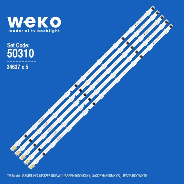 5310 34637X5 D2GE-320SC0-R3 5 ADET LED BAR  BAKIR TABANLI
