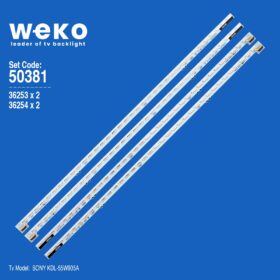 5381 36253X2 36254X2 NLAC20217 4 ADET LED BAR (MAVİ IŞIK) (36LED)