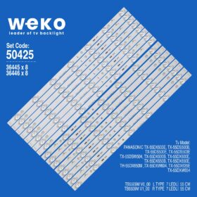 5425 36445X8 36446X8 TB5509M V0_00 16 ADET LED BAR