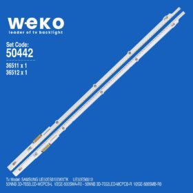 5442 36511X1 36512X1 50NNB 3D-7032LED-MCPCB 2 ADET LED BAR (76LED)