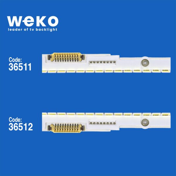 5442 36511X1 36512X1 50NNB 3D-7032LED-MCPCB 2 ADET LED BAR (76LED) - Görsel 2