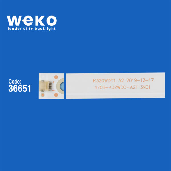 5647 36651X2 K320WDC1 A2  K320WDX  A2  ÇİFT SOKET 2 ADET LED BAR - Görsel 2