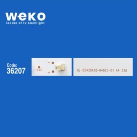 5736 36207X3 HL-00430A30-0402S-06 A1 3X8 3 ADET LED BAR (BÖLÜNMÜŞ 6 ADET)