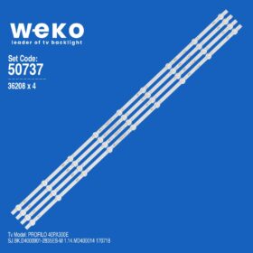 5707 36208X4 SJ.BK.D4000901-2835ES-M 1.14.MD400014 170718  4 ADET LED BAR