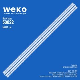 5822 36627X4 JS-D-JP50DM-A101EC ((81112) 80510)  E50DM1000/FHD  4 ADET LED BAR 6V