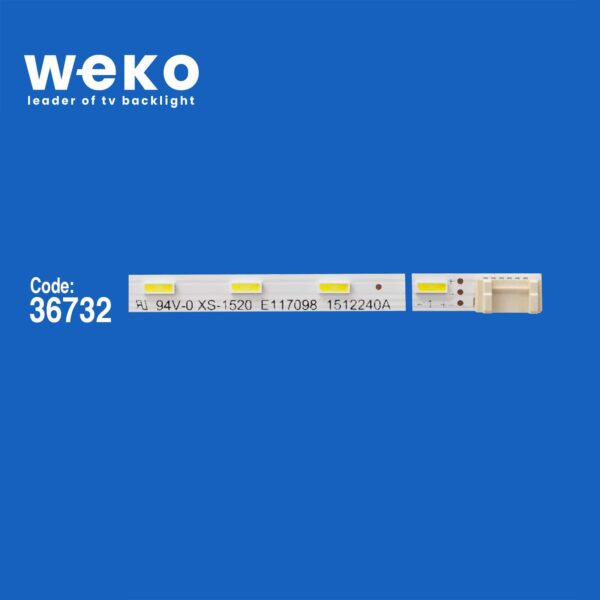 5903 36732X1 V290BJ1-LE3 32LED 6202B00BJ000  1 ADET LED BAR (32LED) - Görsel 2