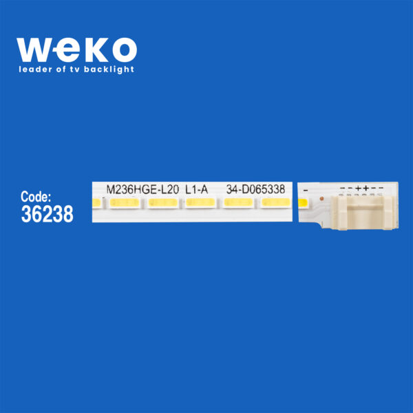 5941 36238X1 M236HGE L20 C3/C4 4020 M236HGE-L20 Rev.C4  34-D083369 J1 1 ADET LED BAR (28LED) - Görsel 2