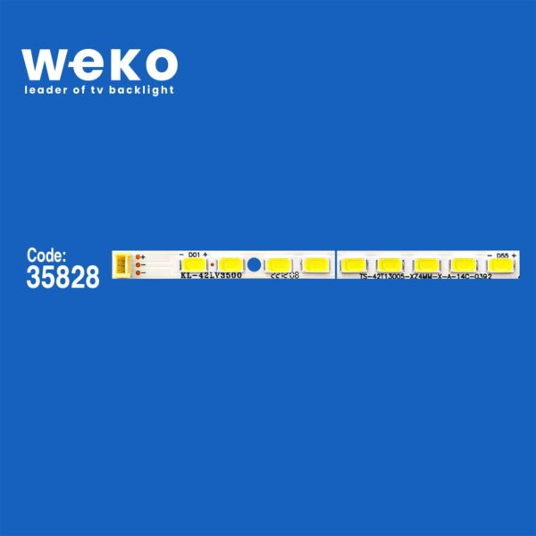 5945 35828X2 TS-42T13005-XZ4MM-X-W-12N-639  2 ADET LED BAR (60LED) - Görsel 2
