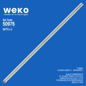 5976 36775X2 RF-JP420B57-3002S-01 R72-42E01 2 ADET LED BAR (60LED)