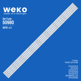 5980 36781X5 LB-GM3030-GJ0D22505X9AMB2-1-T 5 ADET LED BAR