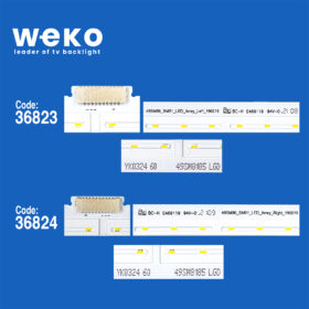 6018 36823X1 36824X1 LGE 19Y 49INCH_L/R-TYPE_180828 2 ADET LED BAR (60LED)