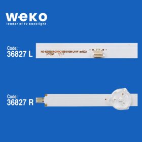 6020 36827X3 JL.D43081330-044AS-M 3 ADET LED BAR BÖLÜNMÜŞ 6 ADET LED BAR
