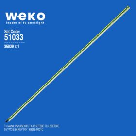 6033 36839X1 55 V13 LBA REV 0.9 1 6920L-0001C  1 ADET LED BAR (84LED)