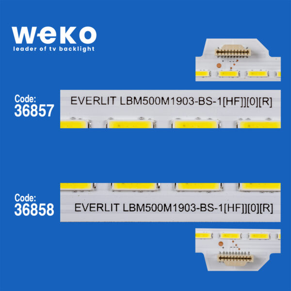 6049 36857X1 36858X1 2015_WISTRON_50L/R_L57_REV1.0_141127 2 ADET LED BAR (57LED) - Görsel 2