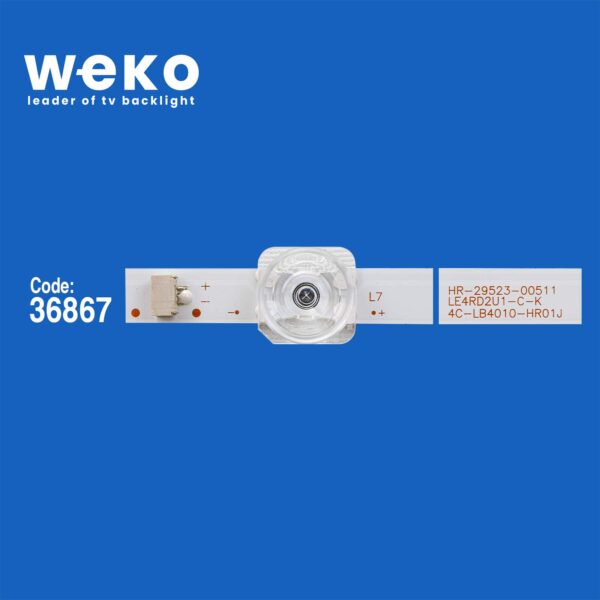 6056 36867X2 40HR330M10A0 V4 4C-LB4010-HR01 J  2 ADET LED BAR - Görsel 2