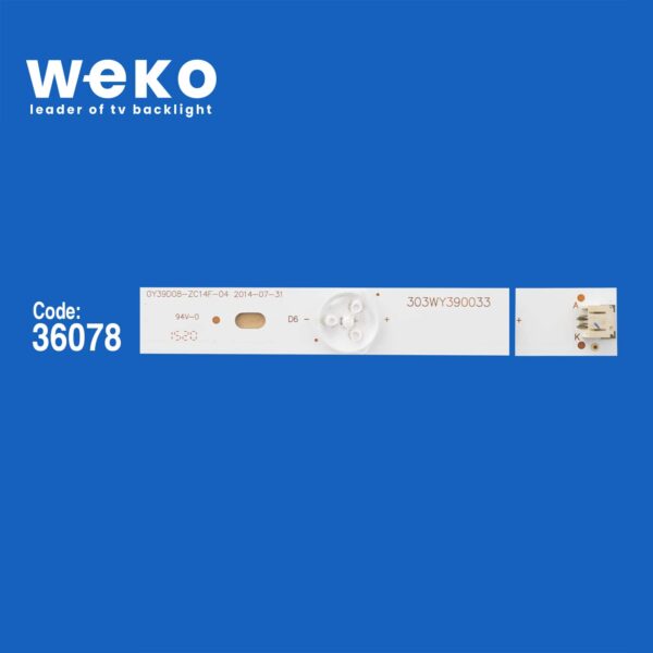 6066 36078X4 0Y39D08-ZC14F-04 303WY390033 4 ADET LED BAR - Görsel 2