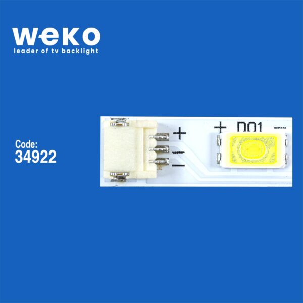 6072 34922X2 31T12-01A - WT-31T12001-MXB6X-X-1-05L-7629 L019  2 ADET LED BAR (36LED) - Görsel 2