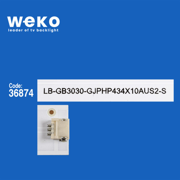 6084 36874X4 IC-B-AOAG43D28 4 ADET LED BAR - Görsel 2