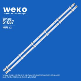 6087 36879X2 GJ-2K17 CSP-315 PITCH 109 01T38-1 2 ADET LED BAR