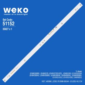 6152 35627X1 V6EY_400SM0_LED52_R5 BN96-39504A 1 ADET LED BAR (52LED)