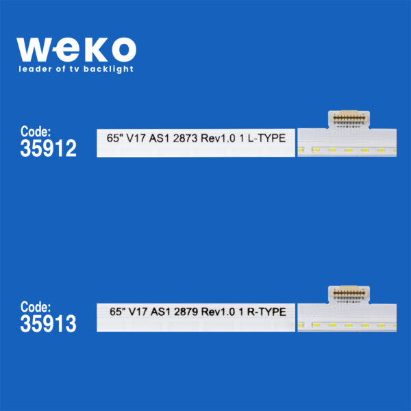 6172 35912X1 35913X1 65 V17 AS1 2873 REV1.0 L/R-TYPE 2 ADET LED BAR (132LED) - Görsel 2