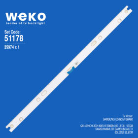 6178 35974X1 Q6-49İNCH-3CH-60EA E306084 1 ADET LED BAR (60LED)