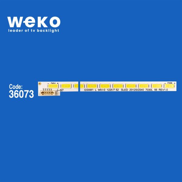 6180 36073X1 SLED 2012SGS40 7030L 56 REV1.0 1 ADET LED BAR (56LED) - Görsel 2