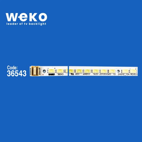 6192 36543X2 SLED 2010SVS65 1D 240HZ-104 REV.3 1 2 ADET LED BAR (104LED) - Görsel 2