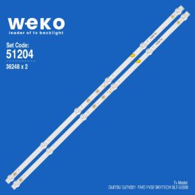 6204 36248X2 SJ.CX.D3200601-3030HS-M  2 ADET LED BAR (6V6LED57,2CM)