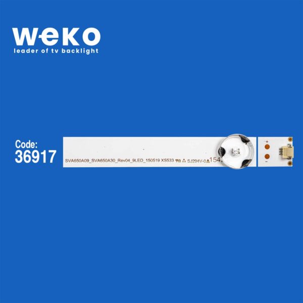 6213 36917X18 SVA650A09_SVA650A30_REV04_9LED_150519 18 ADET LED BAR - Görsel 2