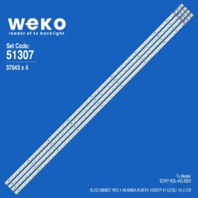 6307 37043X4 SLED 090907 REV.1 AE4060A RUNTK 4336TP  4 ADET LED BAR (43LED)