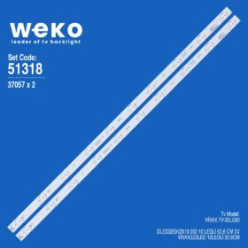 6318 37057X2 DLED32GK2X10 002  2 ADET LED BAR
