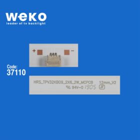 6388 37110X2 HRS_SQY32_2X6_ 2W_MCPCB 12MM_V4  2 ADET LED BAR (3V6LED56,5CM)
