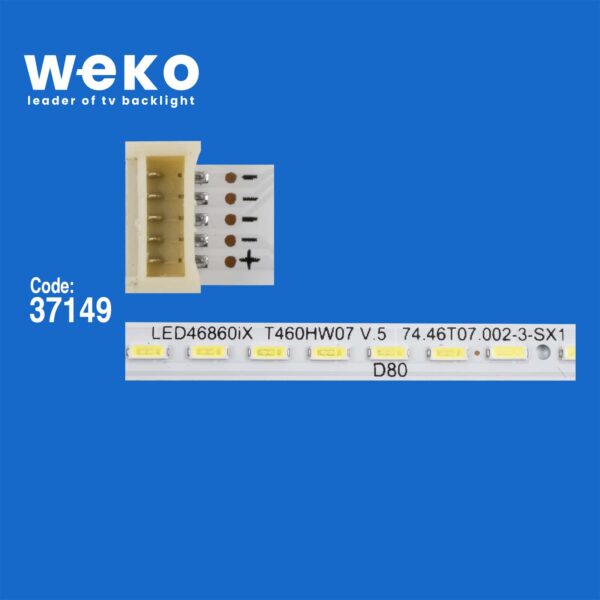 6423 37149X2 74.46T07.002-3-SX1 74.46T04.006-3-SN1  2 ADET LED BAR (84LED) - Görsel 2