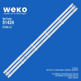 6424 37150X3 DLED32AHXL 3X6 0004  3 ADET LED BAR