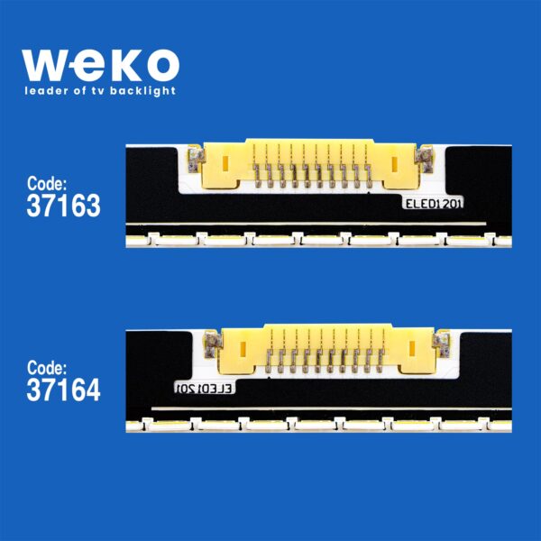 6432 37163X1 37164X1 SAMSUNG 2013SVS55 7032SNB L83 R83  2 ADET LED BAR (84LED) - Görsel 2