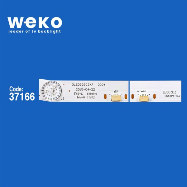 6436 37166X2 DLED32GC2X7 0004  2 ADET LED BAR - Görsel 2