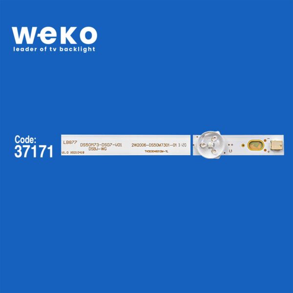 6442 37171X10 DS50M73-DS07-V01 DSBJ-WG 2W2006-DS50M7301-01 10 ADET LED BAR - Görsel 2