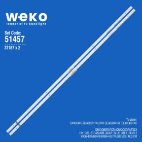 6457 37187X2 19Y_Q60_STC430AB6_3030F_BLUE_38EA_REV0.2  2 ADET LED BAR (38LED)
