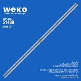 6489 37189X2 19Y_Q60_STC550AZ8_3030F_BLUE_52EA REV2.0_181112  2 ADET LED BAR (52LED)