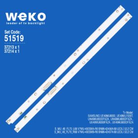 6518 37213X1 37214X1 V7MU-490SMA/B 2 ADET LED BAR (68LED)