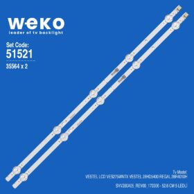 6521 35564X2 SVV280A05_REV00_170306 2 ADET LED BAR